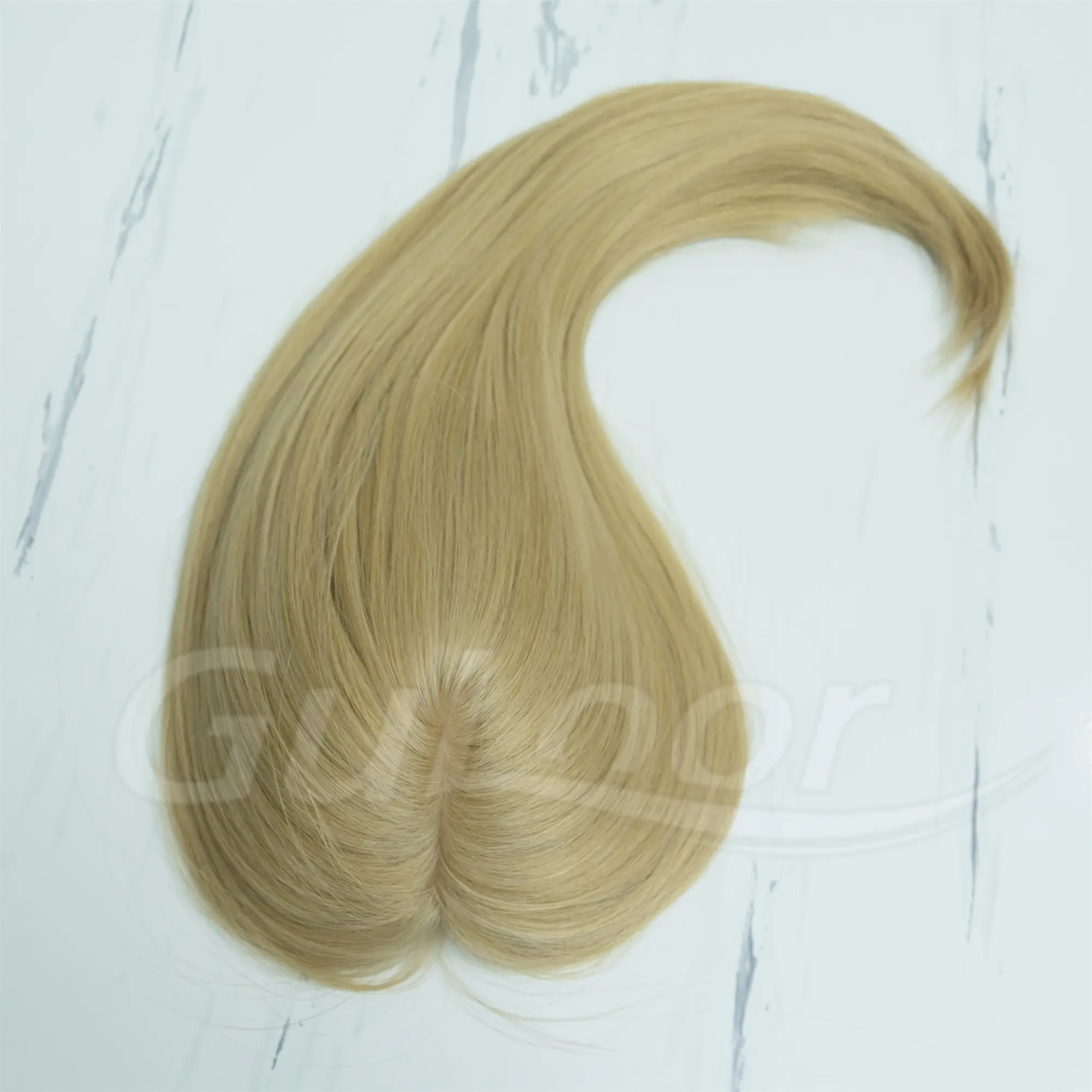 Silk Top With Cilps Women's Topper 16 Inches Color#20 100% Chinese hair